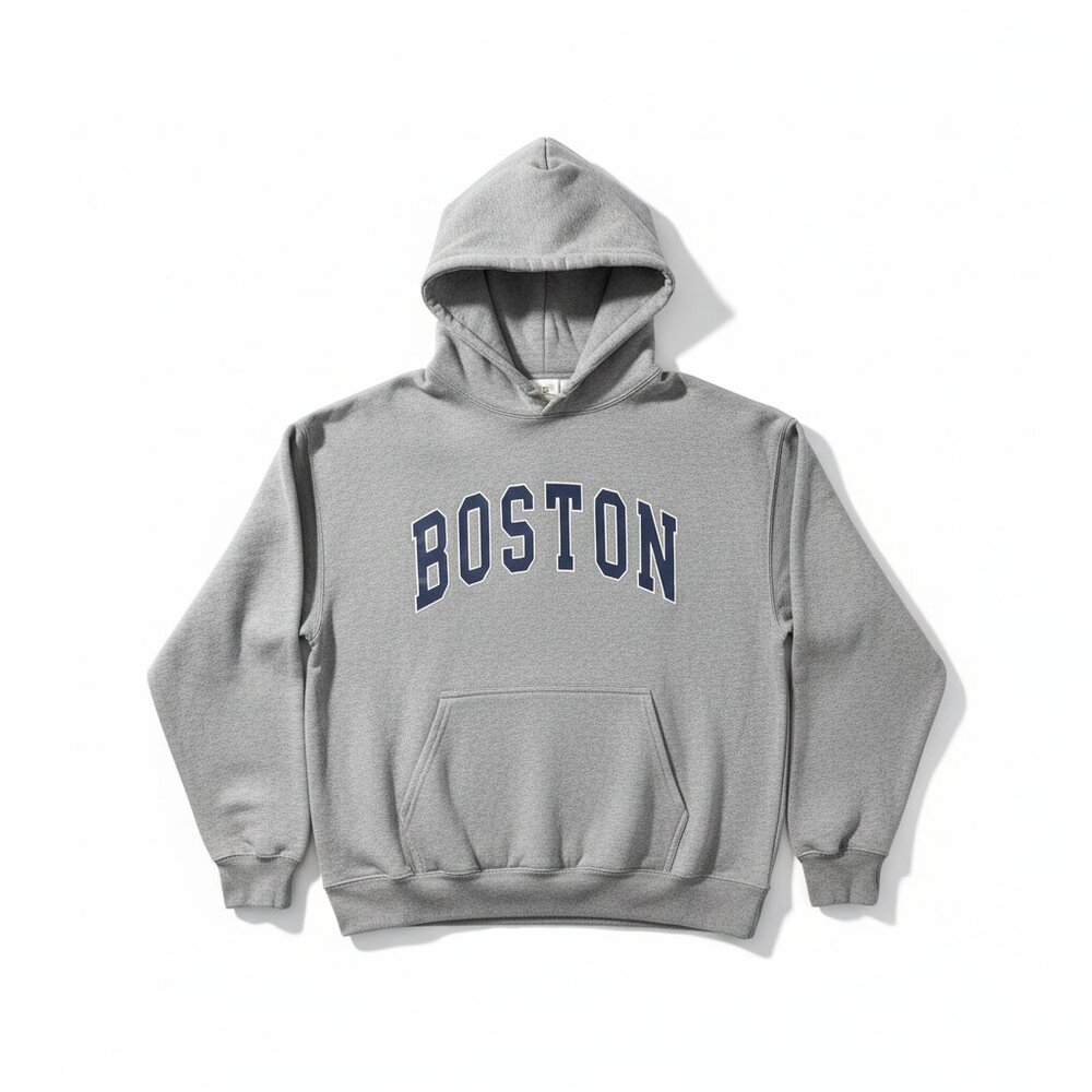 Boston Grey Hoodie
